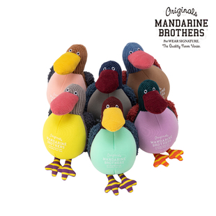 MANDARINE BROTHERS曼德瑞佩吉鸟发声布艺猫狗玩具户外互动解闷