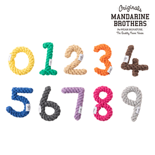 MANDARINE BROTHERS曼德瑞宠物猫狗绳结磨牙耐咬玩具互动解压用品