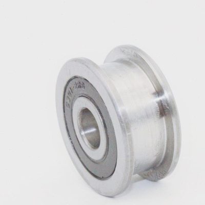 导向轴承H槽轴承 H型槽滑轮内径20外径75厚度36尺寸20*75*36mm