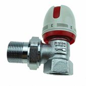 全铜角式 温控调手动温控节阀暖气片进水阀气散热器调节阀