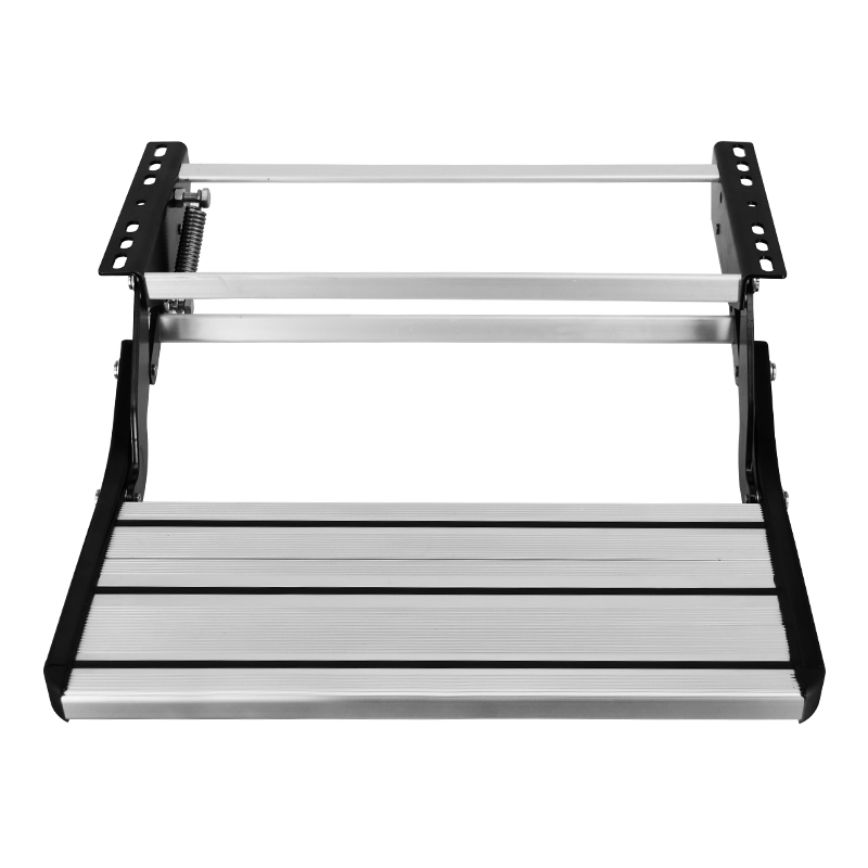 房车踏步旅居车迎宾踏步踏板伸缩踏板挂车台阶中门V踏步单层脚踏