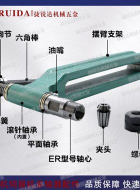 多轴器配件摆臂摇臂手臂精密多头轴配件ERCT型攻牙机攻丝机配件