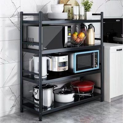 厨房置物架落地多层调味料电器锅架多功能家用客厅卫生间收纳货架