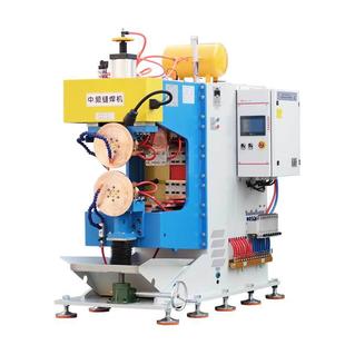 气动变频滚焊机三相380V双驱银瓦铜轮滚压焊机不锈钢金属板缝焊机