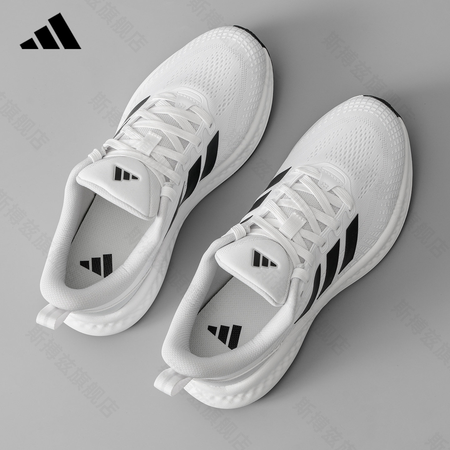 adidas阿迪达斯男鞋夏季新款女鞋网面跑步鞋官方正品运动鞋KZ6671