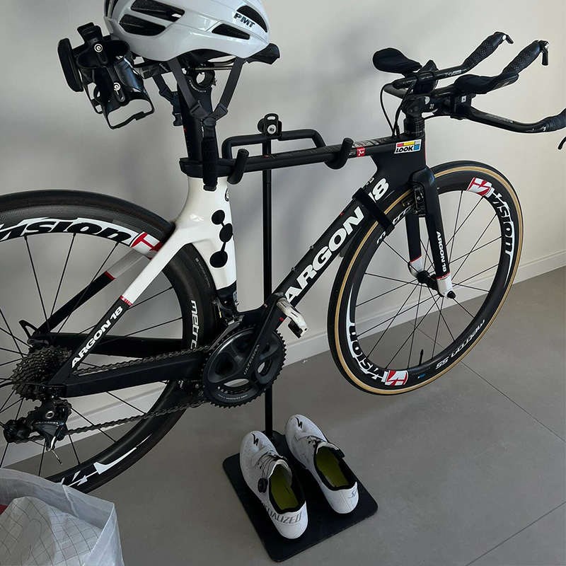 车架挂架落地式公路摆放挂架停车停放室内展示收纳自Y行车悬挂落