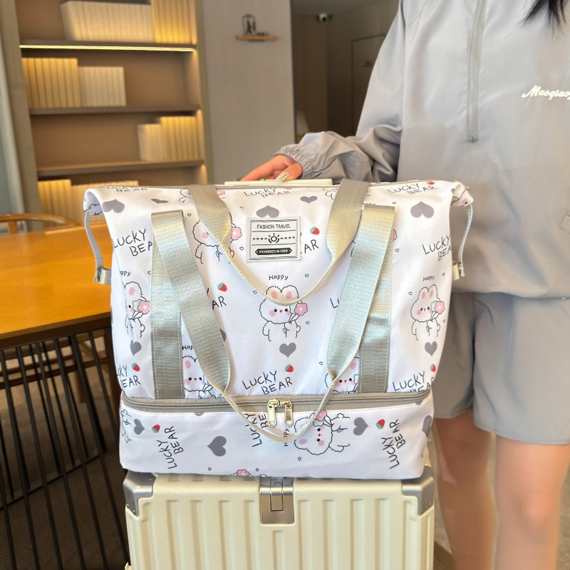 大容量轻便短途出差手提旅行包女学生旅游出行P收纳包待产包行李