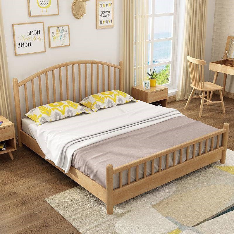 宿MP-108北欧实木床双1.v8米现代简约日式原主卧室公寓1.5米单人