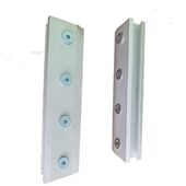 玻璃门夹玻璃短门夹玻璃门长夹免打孔门夹吊吊夹感应门夹自动门专