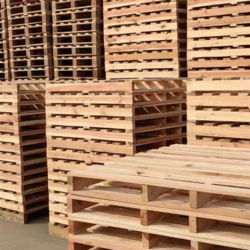 欧标实木EPAL木托盘叉车木垫仓B板熏蒸出口物流仓库防潮板卡板栈