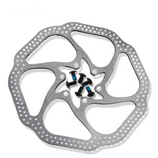 自行车山地车HS1碟片六钉式六孔式 6寸160mm碟刹片刹车盘片配螺丝