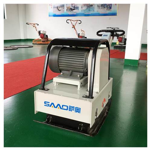 手扶电动平板夯单双向颗粒回填土夯实机碎石砾石松散地面打夯机