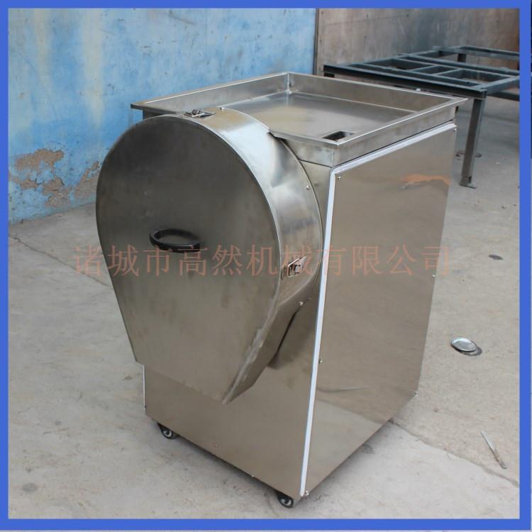 厂家供应根茎类蔬菜切片机商用圆葱土豆推杆式切片机厚薄可调