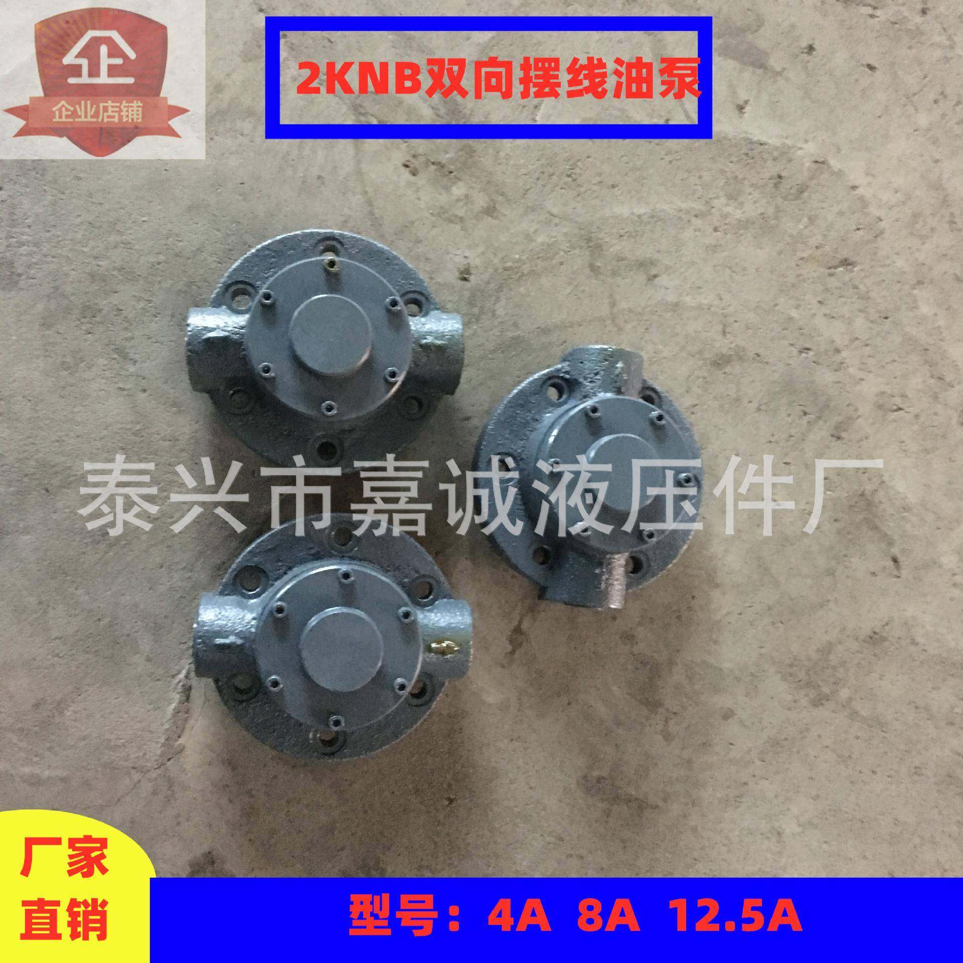 2KNB-4A8A12.5A可逆式摆线齿轮油泵转子泵双向润滑泵