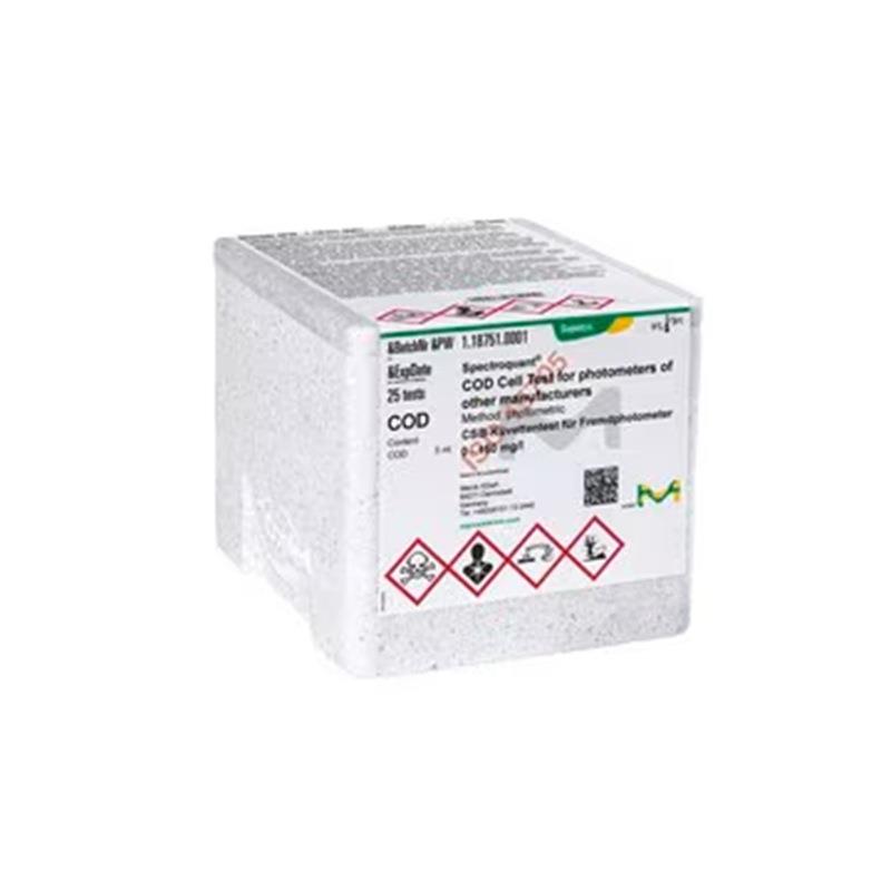 1.18751.0001默克COD测试盒0-150mg/l实验室水质分析试剂Supelco