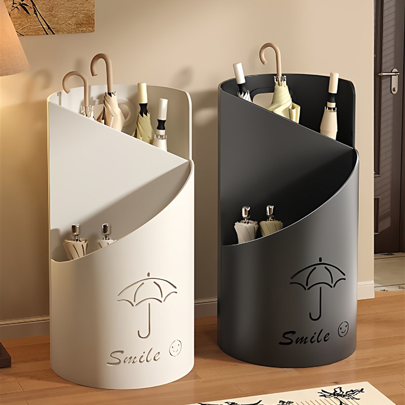 -新款雨伞收纳架门口放伞I沥水圆弧入户收纳筒置物架
