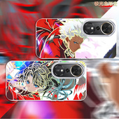 渐变Archer红HONOR动漫二次元 手机壳防摔极光变色龙60 炫彩远坂凛适用荣耀畅玩70Plus新款 Plus保护套