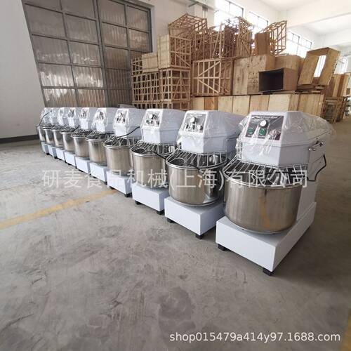 研麦20升和面机商用 双速双动和面机 8公斤面粉搅拌机快速揉面机