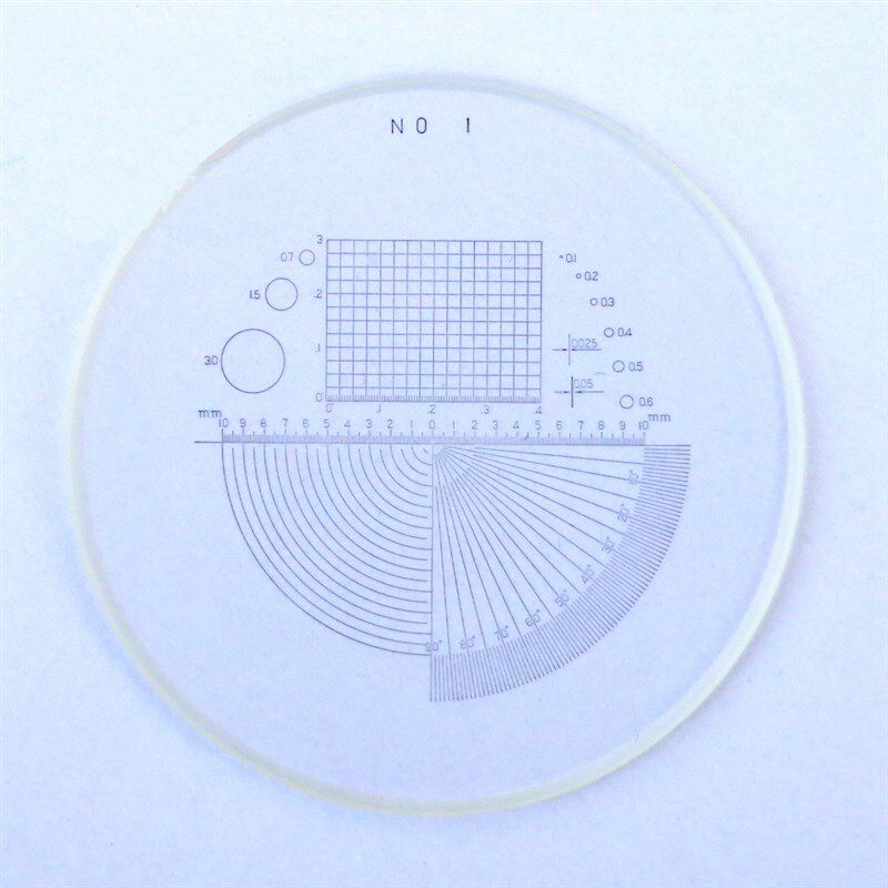 角度分画 划板 方格分画 划板标定板P校正 显微镜测微尺