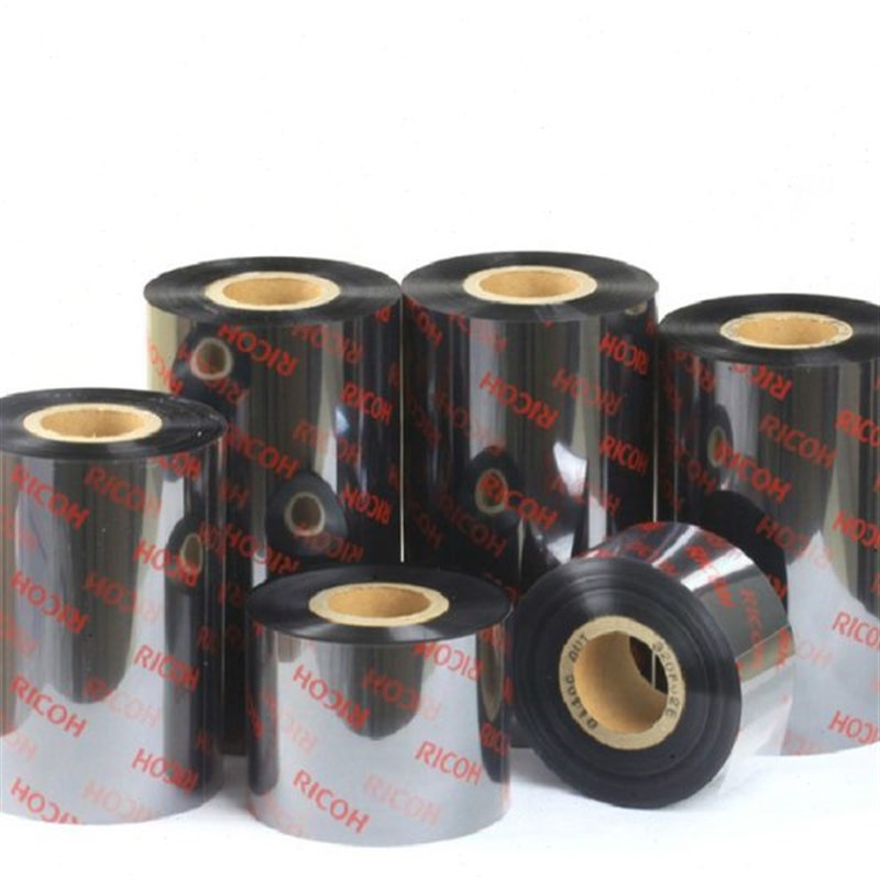 理光耐磨混合基碳带110*30y0可打印铜版纸标签吊牌耐刮热转印色带