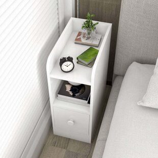 //cm床边夹缝柜尺寸边柜20宽床头柜子40桌卧室30超小型长条窄迷你