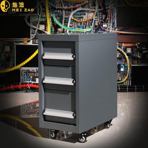 工业钢车间全下可移动工具柜桌小型子抽屉柜重型钳工工作台魅造