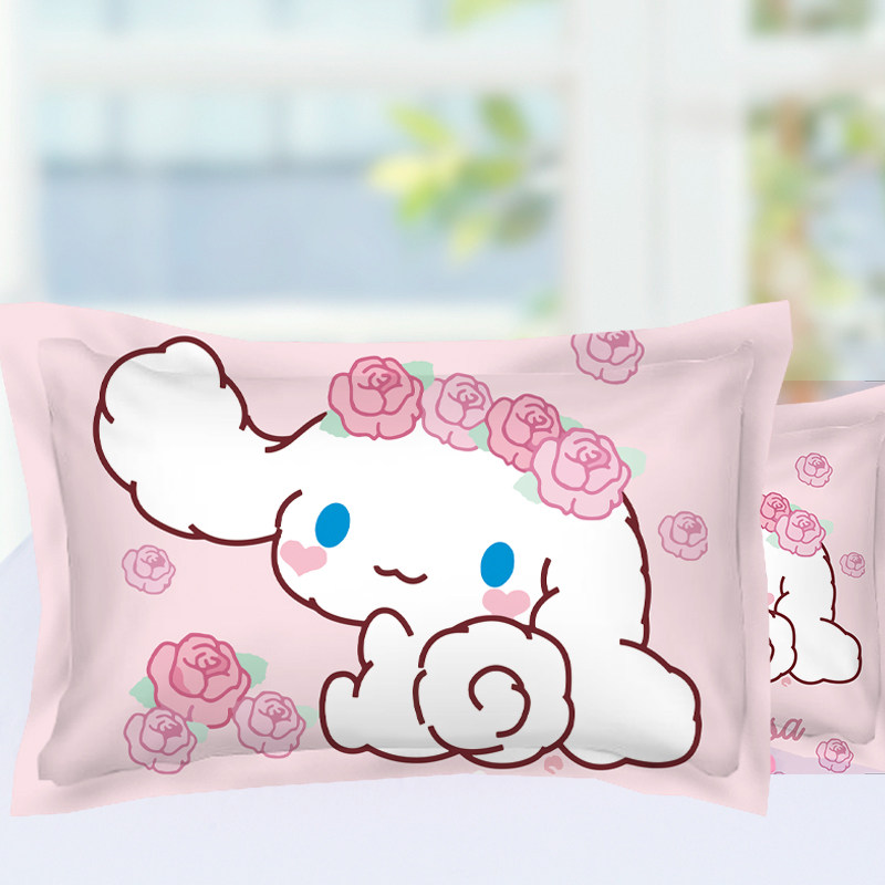 少女心可爱玉桂狗枕套单件儿童枕心套学I生大耳狗卡通单人枕头芯