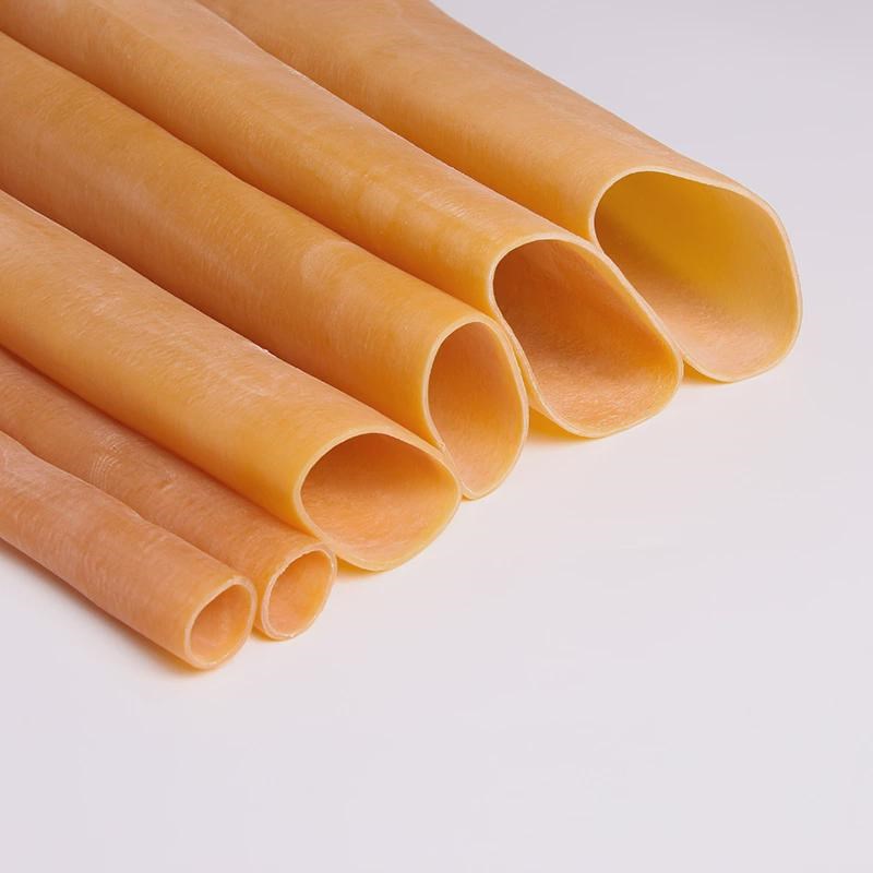 黄色橡胶圈高弹力橡皮管大口径空心E橡胶管耐用型环套加长橡皮