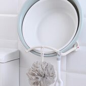 免打孔卫生间盆架放脸盆架壁挂脸盆置物架厨房厕所脸盆收纳架浴室