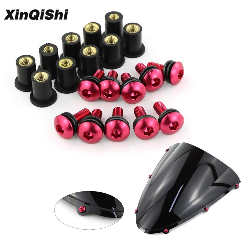 适用于本田CBR6i00 F2 F3 F4 F4I F5 Forza 挡风玻璃螺丝 风镜螺