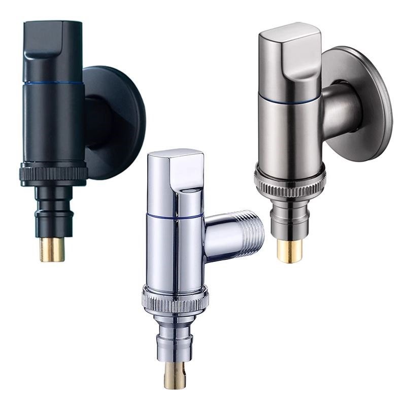 全铜洗衣机龙头自动止水阀专用水龙头接头4分6分自动止水龙头水嘴