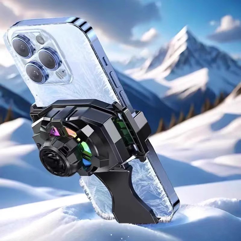 车载半导体散热器带底托支架汽车网约车仪表台货拉拉司机出风口导