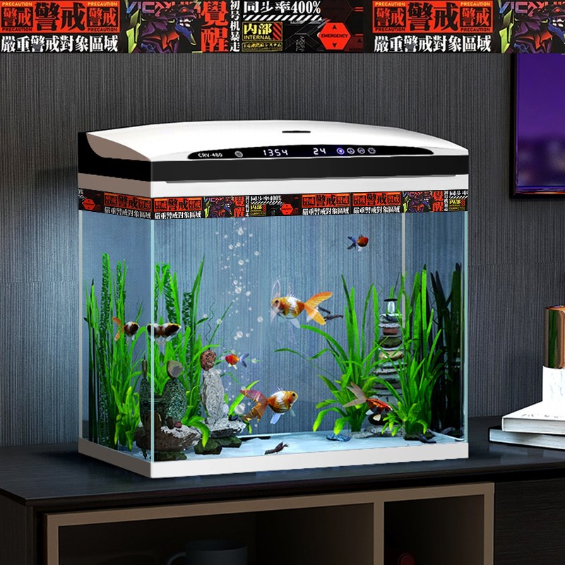 鱼乐多雷龙鱼缸挡灯光水渍贴纸KEEPOFF警示背景边缘边框防水胶带