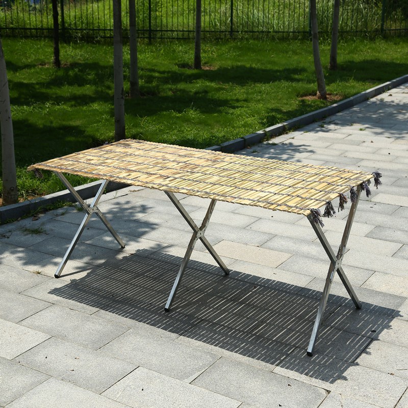 地摊架子摆货架竹席摆摊桌子设备便携夜市摊位折叠架伸缩展示架