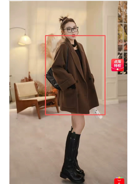 【夏天的夏天粉丝专属】大口袋 短款双面呢外套YT25166