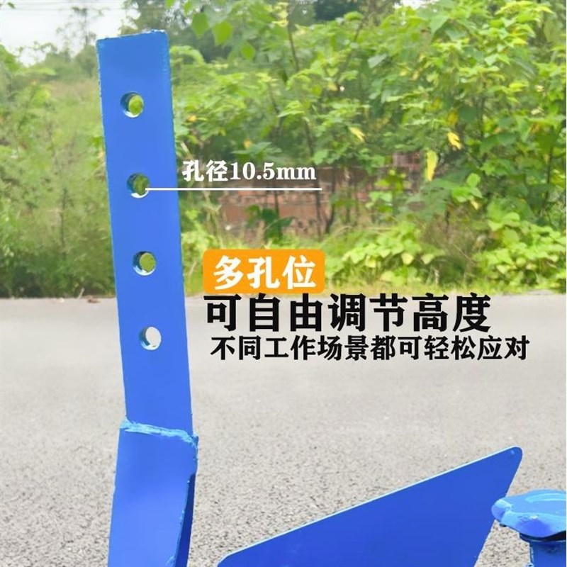 微耕机可调开沟犁新款梨沟果园大棚开沟神器施肥翻土搂沟器农用