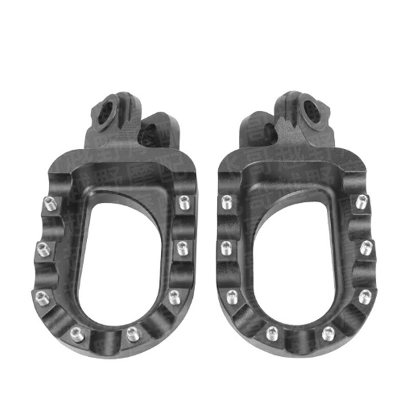 越野摩托车改装防滑镶钉脚踏板脚蹬适用KTM EXC XCF胡思瓦娜12-16