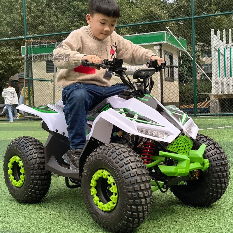 ATV成人儿童125CC小型四轮越野摩托车汽油小猎鹰 广场电动沙滩车