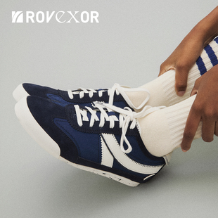 慢跑鞋 ROVEXOR 多巴胺尼龙撞色轻便柔软男女款 跑道｜26早春新品
