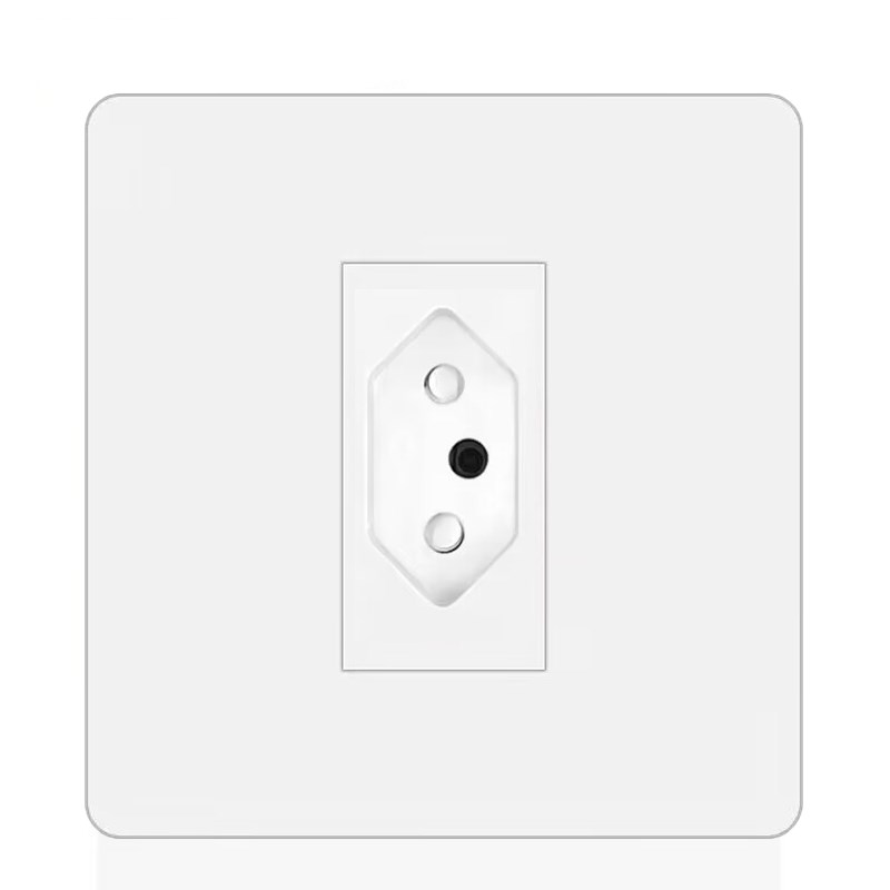 86型巴西10A/20A瑞士意大利16A二位三孔隐藏式开关电源墙插座面板