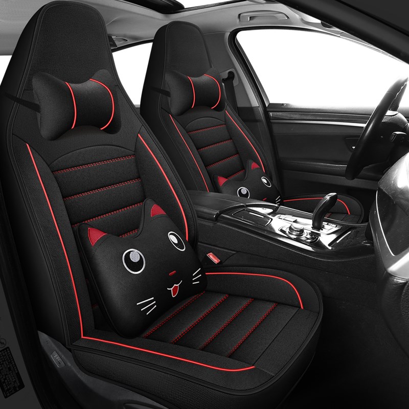 2024款奔腾小马四轮电动公主版汽车座套四季通用坐垫全包围座椅套