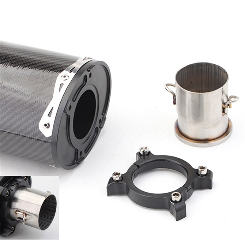 摩托跑车改装小中RK8K7兄弟碳纤排气管CBR500/600 ZX6R/10R R6