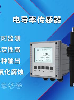 工业在线电导率测试仪电导率电极探头水质检测仪HT-DS