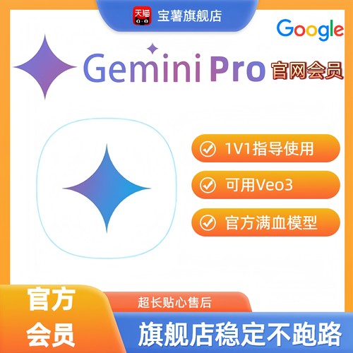 【Gemini3稳定不降智】定制gemini3.0pro/VEO/Flow/Ultra高级会员