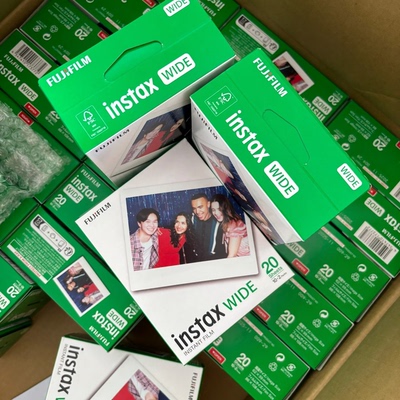 富士拍立得宽幅5寸相纸wide400/WIDE300/WIDE210宽幅白边相纸