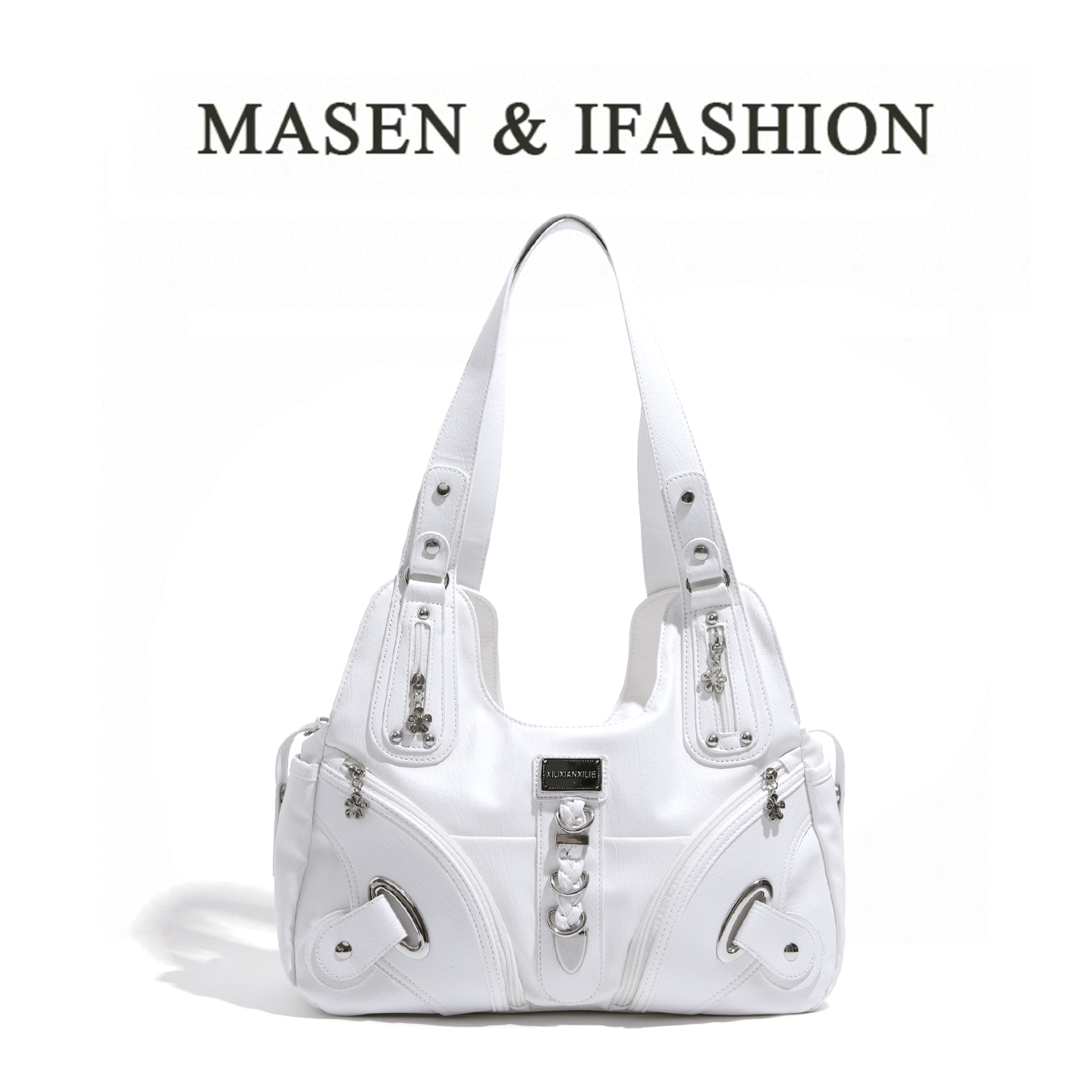 2025时尚新款白色高级感托特包