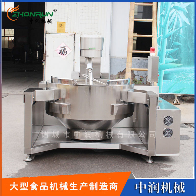 辣炒鸡架搅拌炒锅 自动控温 高翻出料 电磁加热大型炒菜机