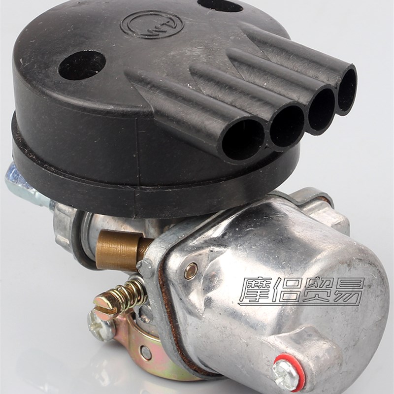 迷你机车自行车配件 两行程50CC 60CC 80CC黑色化油器带空气滤芯