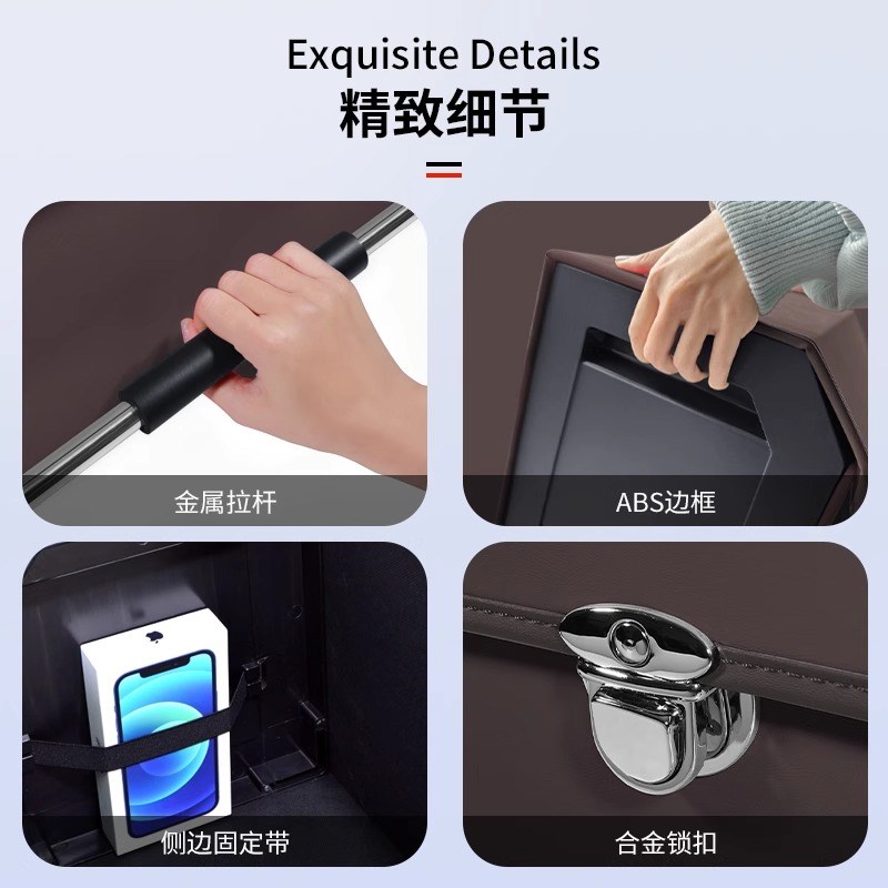 奔驰后备箱收纳箱GLS450/GLE/GLC300S450E级车载尾箱收纳盒储物箱