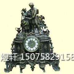 （蜡套玄关壁炉钟表全铜|钟家居装饰台配套铸钟表复古铜）成|仿